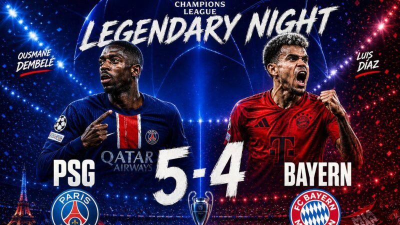 Psg stuns bayern in dramatic champions league clash