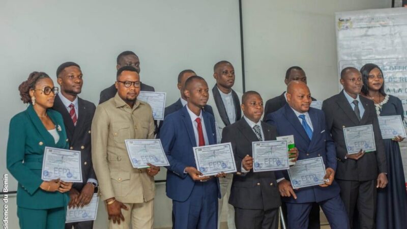 Bénin : nouvelle promotion d’éducateurs surveillés prête à servir