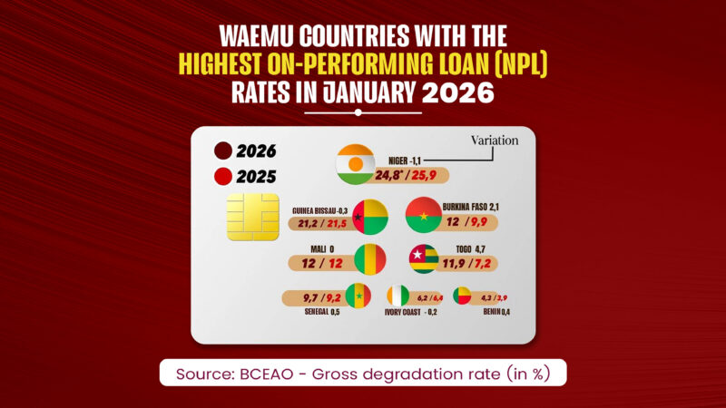 Niger leads uemoa in bad loans as regional banking risks surge