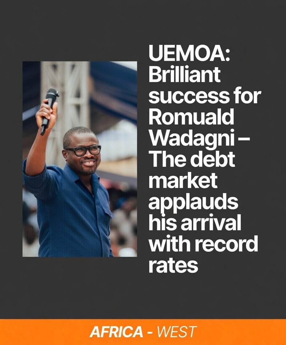 Financial markets respond to the election of Romuald Wadagni as president