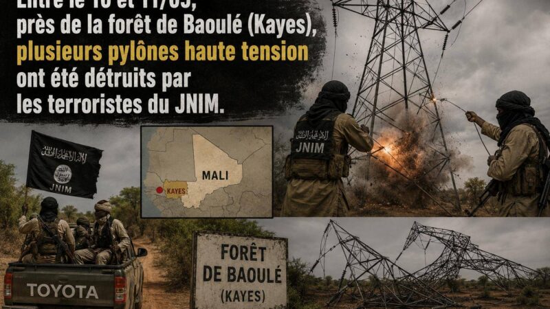 Mali faces blackout after terror attacks on power lines; JNIM escalates threats