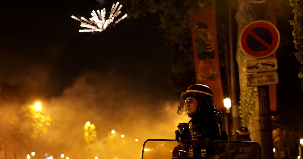 Paris celebrates psg’s champions league win with heavy clashes and arrests