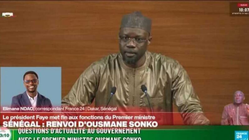 Senegal president Bassirou Diomaye Faye dismisses Prime Minister Ousmane Sonko