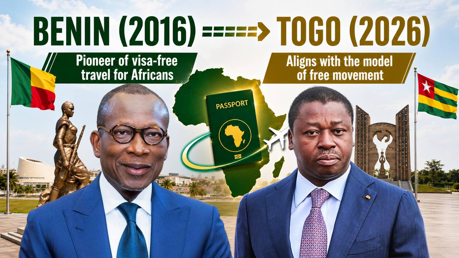 Togo follows Benin’s lead with visa-free entry for all africans