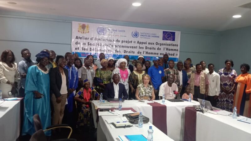 Tchad three-year human rights project backed by un eu nears evaluation