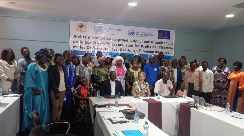 Tchad three-year human rights project backed by un eu nears evaluation