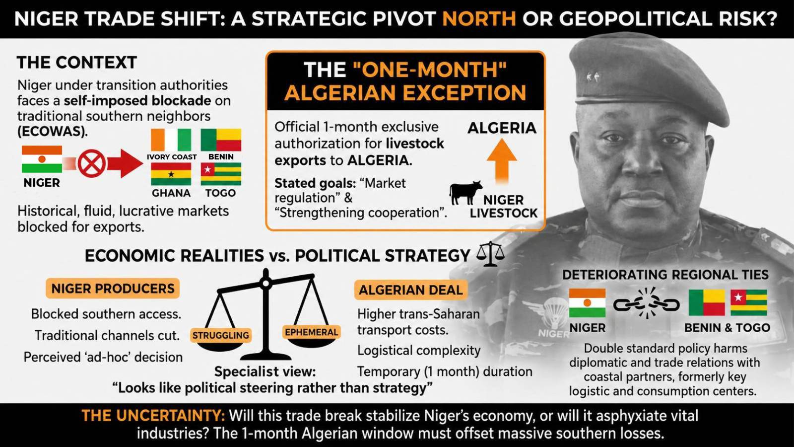 Niger’s surprising northern trade pivot amid southern border restrictions