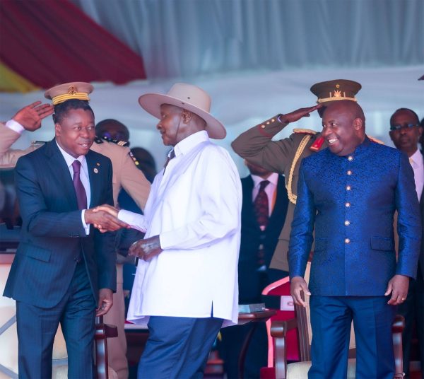Togo’s president Faure Gnassingbé strengthens ties with Uganda at Museveni’s inauguration