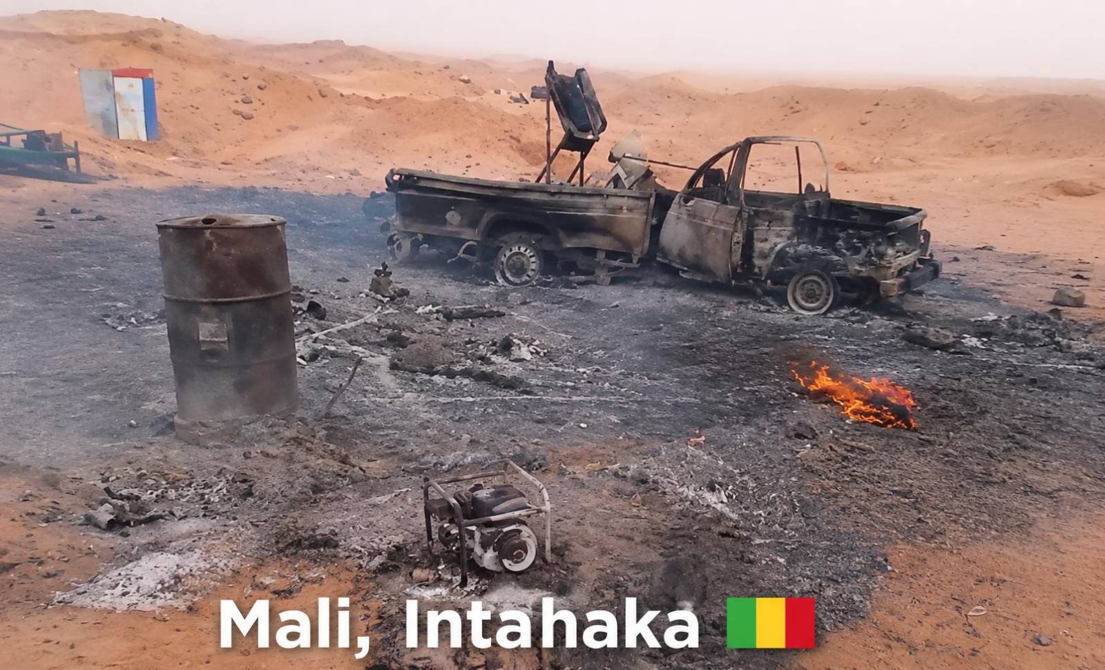 Malian forces strike loyalists: a drone mishap in Intahaka