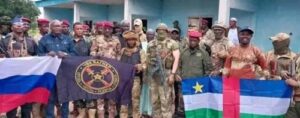 Russian mercenaries officially escort mpc leaders amid internal strife to bossangoa