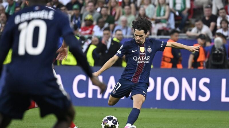 Vitinha named man of the match as psg secures historic champions league double