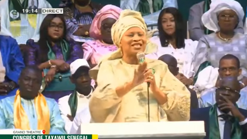 Aïssata Tall Sall’s fiery speech at Taxawu Sénégal congress ignites opposition momentum