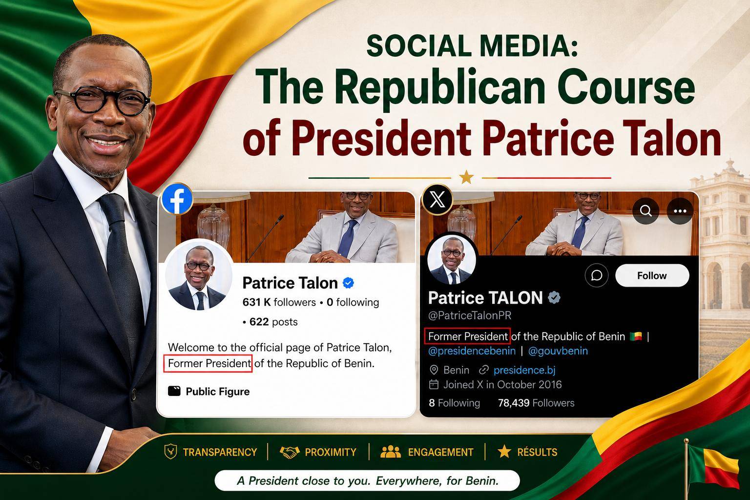 President Patrice Talon’s call for mature online citizenship in Bénin