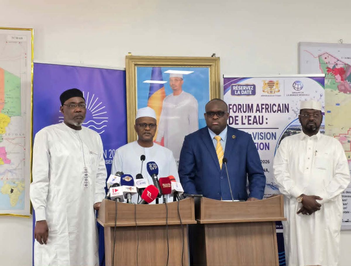 Tchad to host 2026 african water forum in N’Djamena