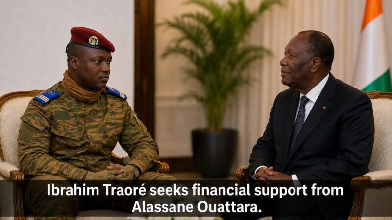 Capitaine ibrahim traoré’s financial pivot: Burkina Faso seeks urgent aid from Côte d’Ivoire