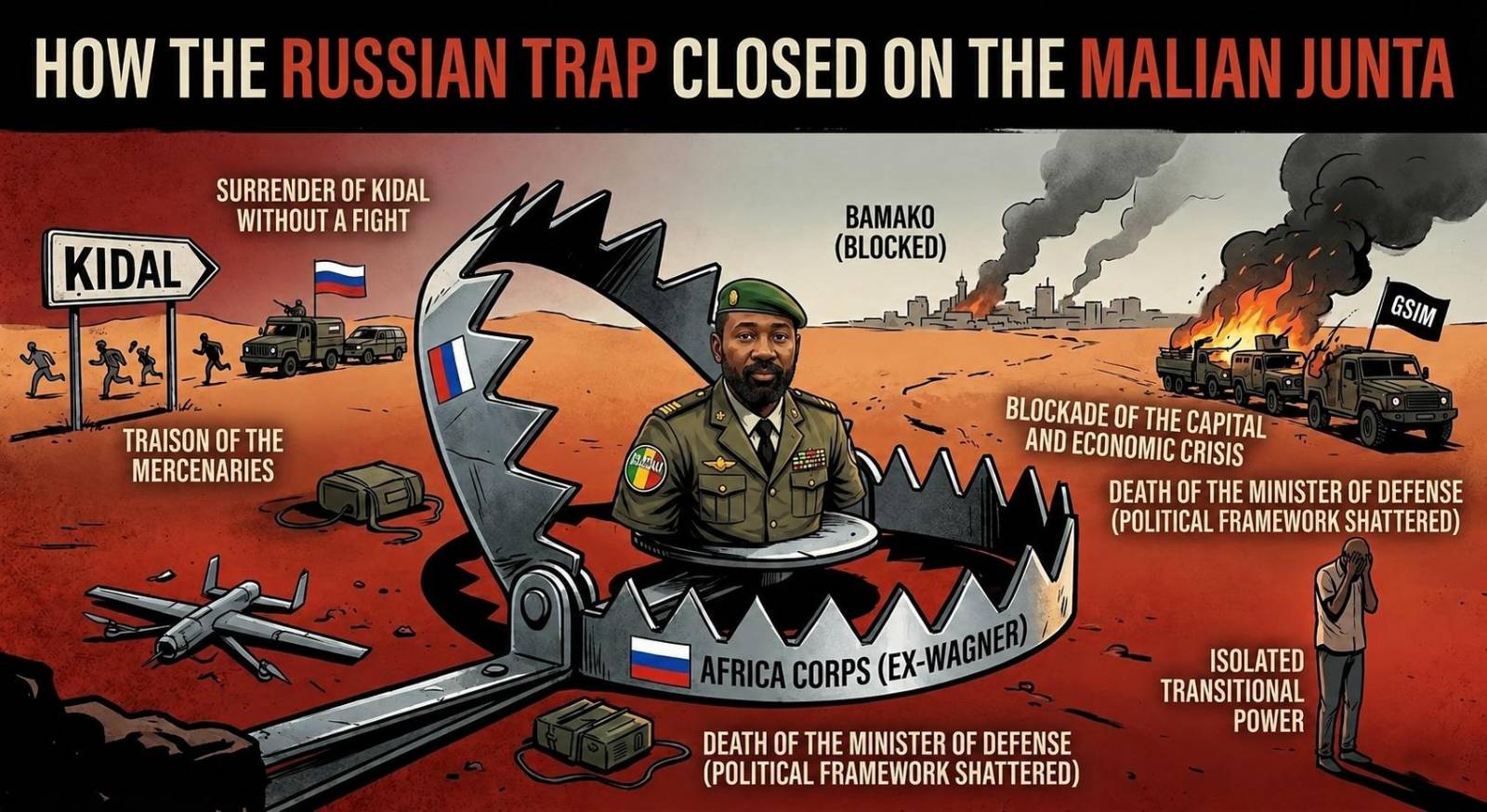 How Moscow’s trap ensnared Mali’s military rulers