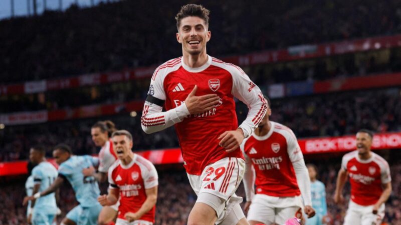 Arsenal’s champions league celebrations after securing english title