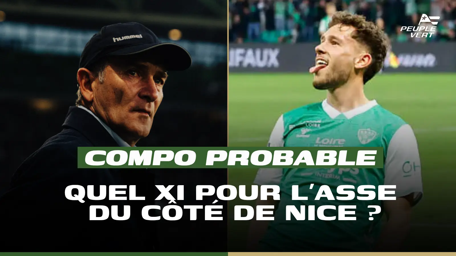 ASSE’s potential lineup for the Ligue 1 playoff clash in Nice