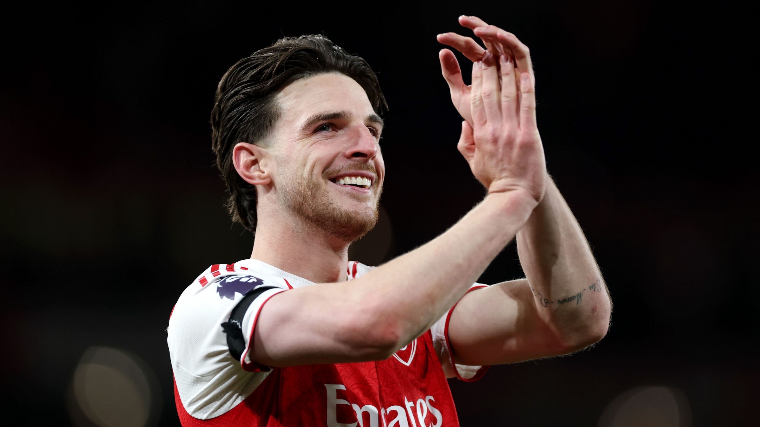 Declan Rice’s nervous ordeal as Arsenal clinched the premier league title after 22 years