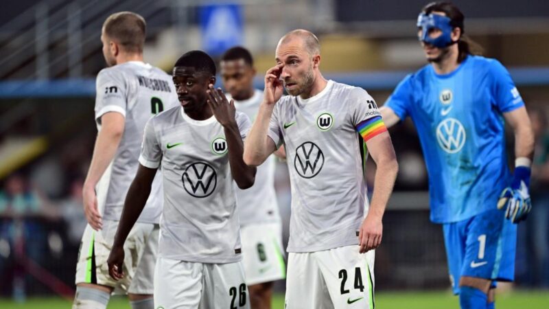 Wolfsburg suffers historic relegation after Paderborn playoff loss