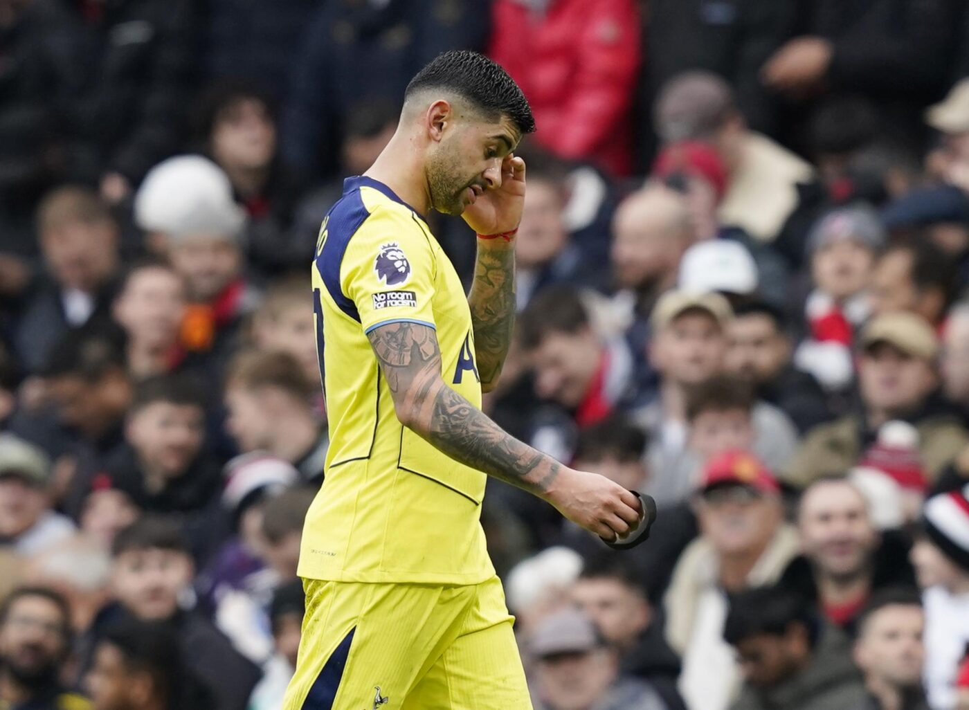 Cristian Romero’s absence overshadows Tottenham’s Premier League survival bid