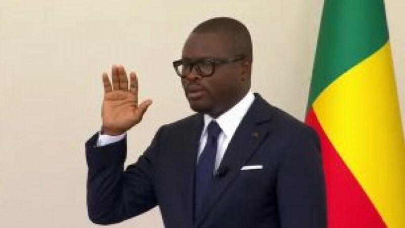 Benin swears in Romuald Wadagni as new president