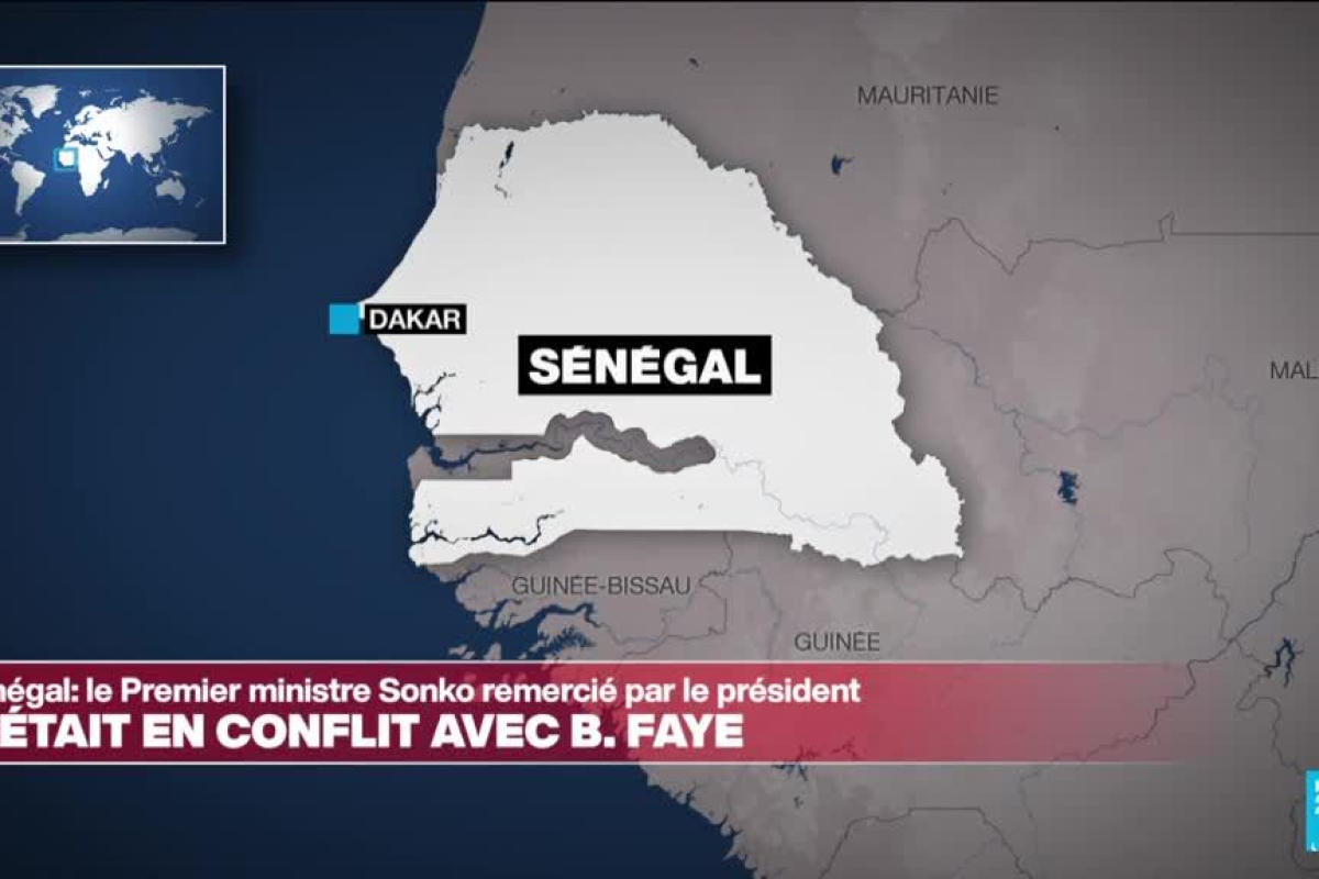 Senegal’s president dismisses prime minister Ousmane Sonko