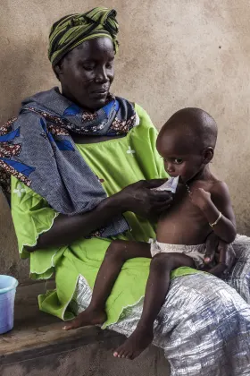 Burkina Faso parent and child