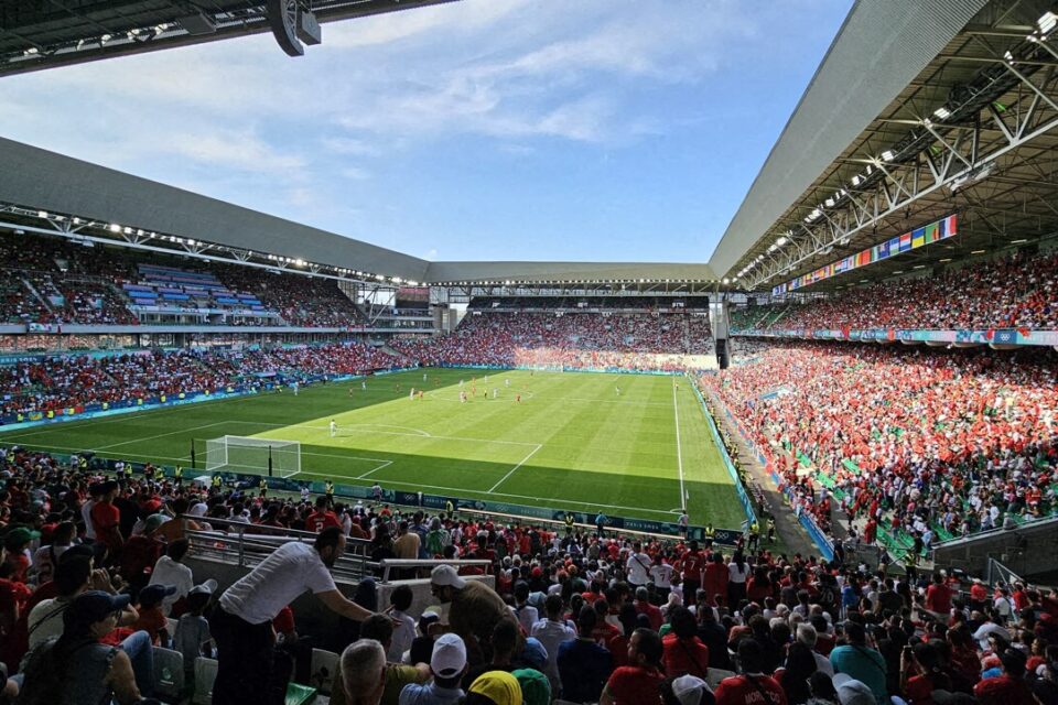 Geoffroy-Guichard stadium exterior view