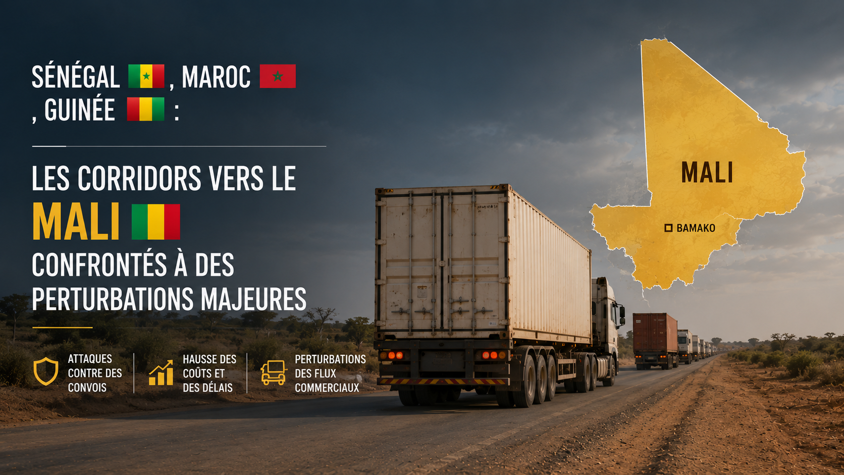 Disruptions on Senegal, Morocco and Guinea corridors to Mali intensify