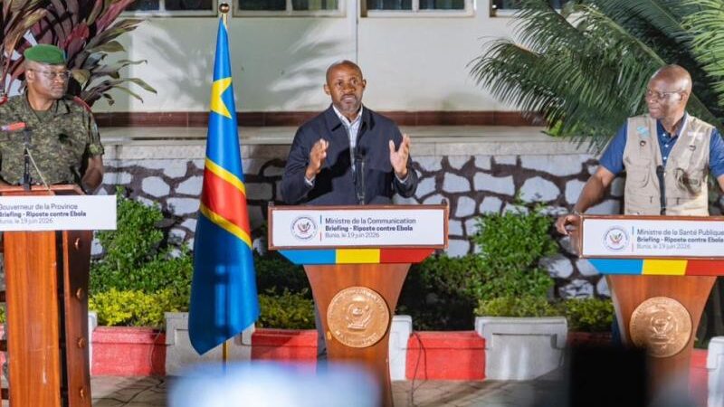 Ebola en RDC : Patrick Muyaya et Roger Kamba défendent la riposte gouvernementale et appellent à une lecture objective des efforts engagés