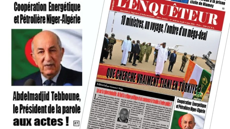 Un média nigérien salue la diplomatie d’action du Président Tebboune
