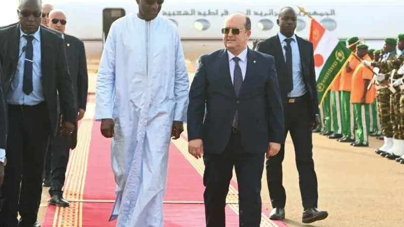 Algeria’s prime minister begins official visit to strengthen ties with Niger