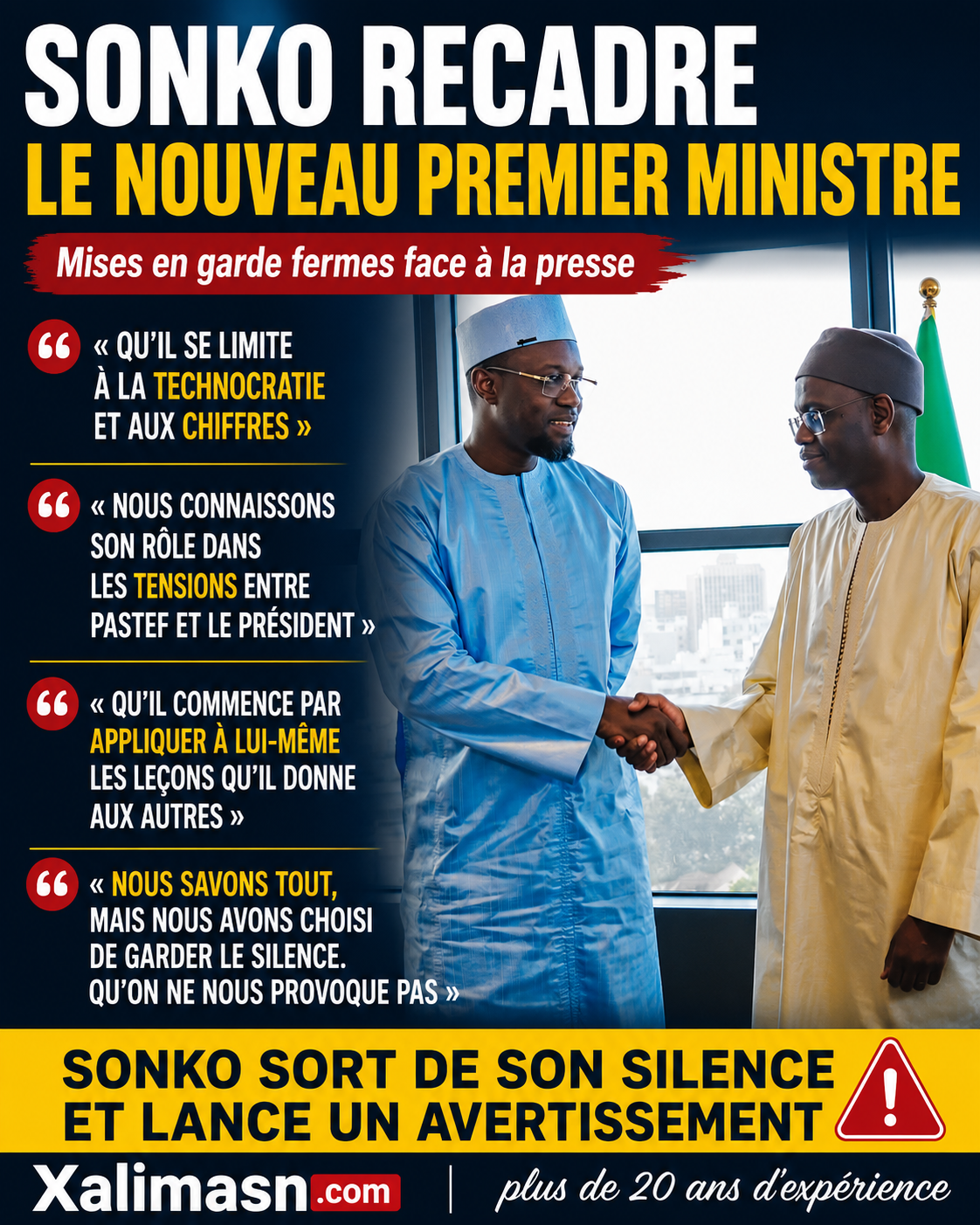 Full speech of Senegal’s national assembly president in wolof