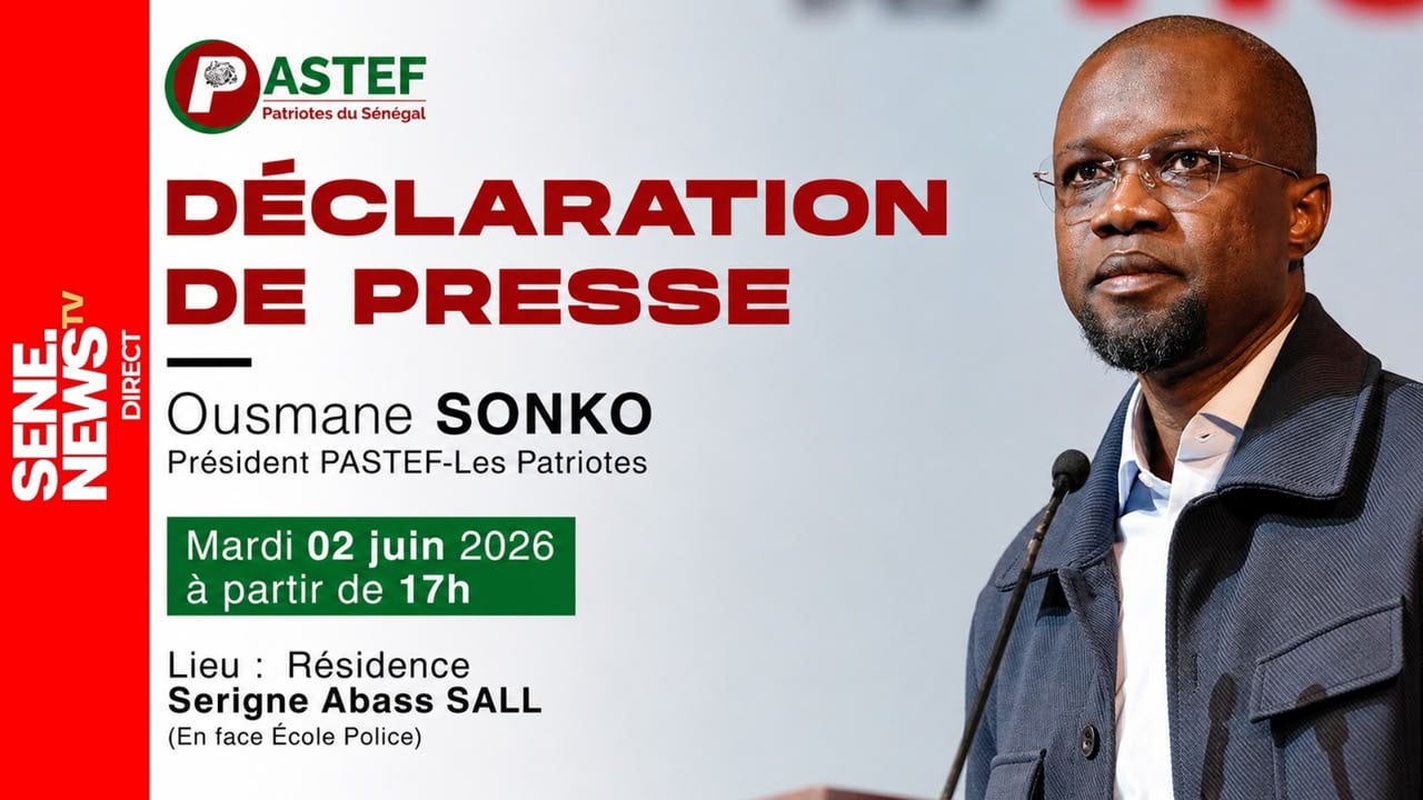 Ousmane Sonko addresses nation following Senegal’s cabinet reshuffle