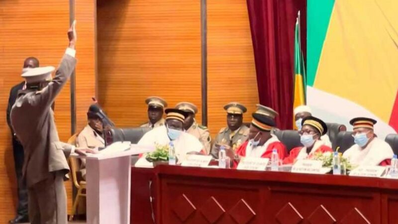 Mali swears in colonel Assimi Goïta as transitional president