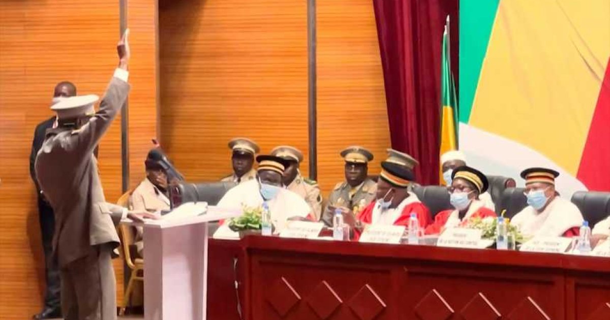 Mali swears in colonel Assimi Goïta as transitional president