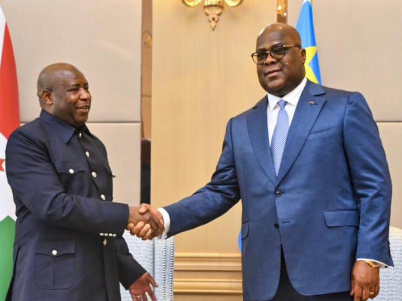 ONU : Tshisekedi invite Ndayishimiye à participer à la réunion de haut niveau sur les ressources naturelles, la paix et le développement à l’occasion de la présidence congolaise du Conseil de sécurité