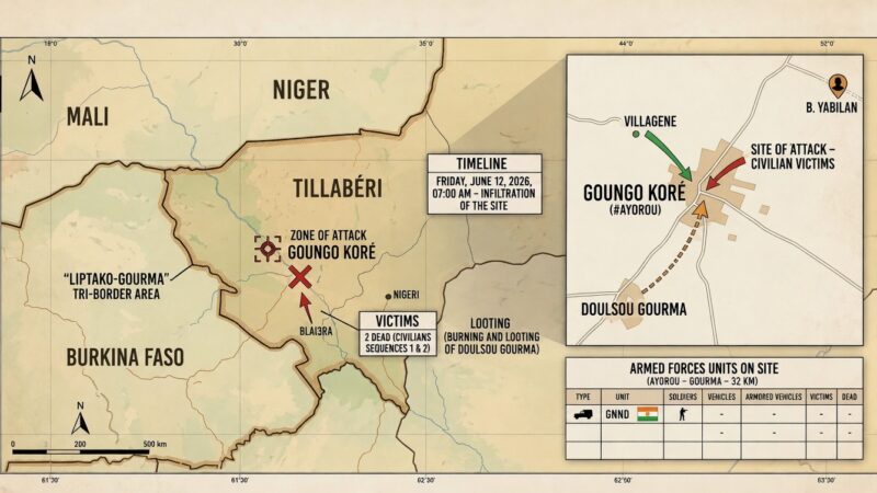 Deadly terrorist assault claims two lives and abducts one in Niger’s Tillabéri region