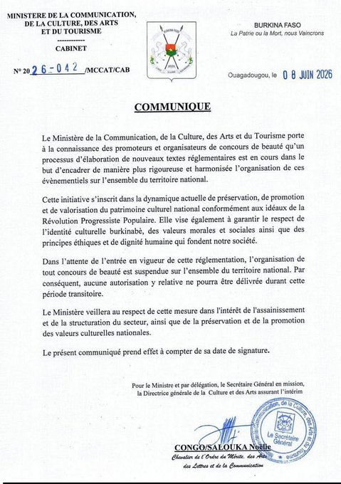 Burkina Faso’s ban on beauty pageants: authoritarianism in disguise