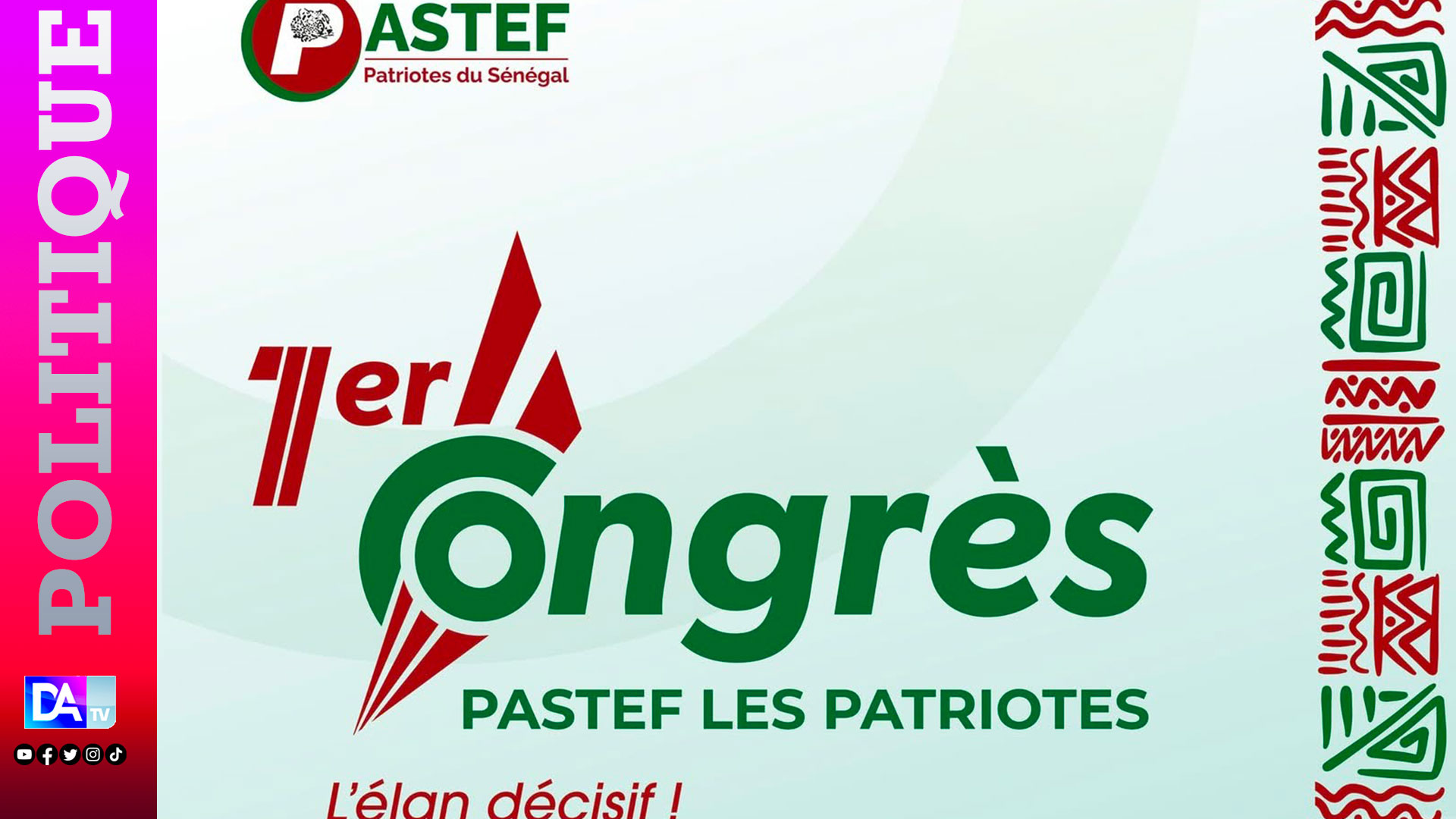 Ousmane Sonko unveils pastef’s ideological vision ahead of inaugural congress