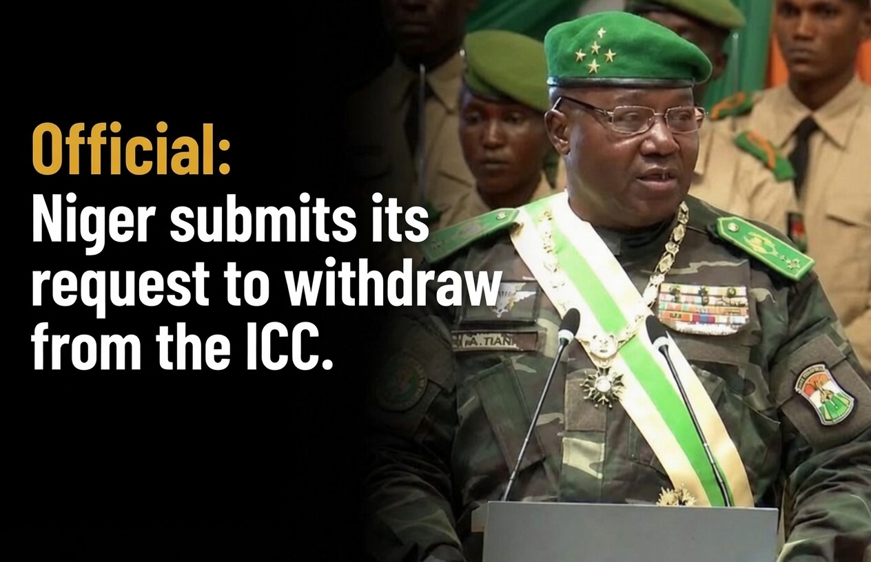 Niamey initiates formal departure from the International Criminal Court