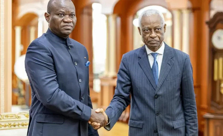 President Oligui Nguema and Mayor Eugène Mba discuss the transformation of Libreville