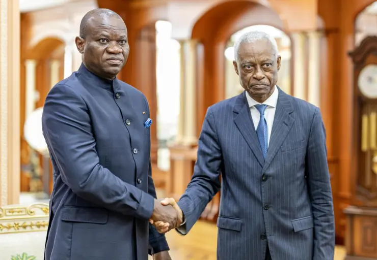 President Oligui Nguema and Mayor Eugène Mba discuss the transformation of Libreville