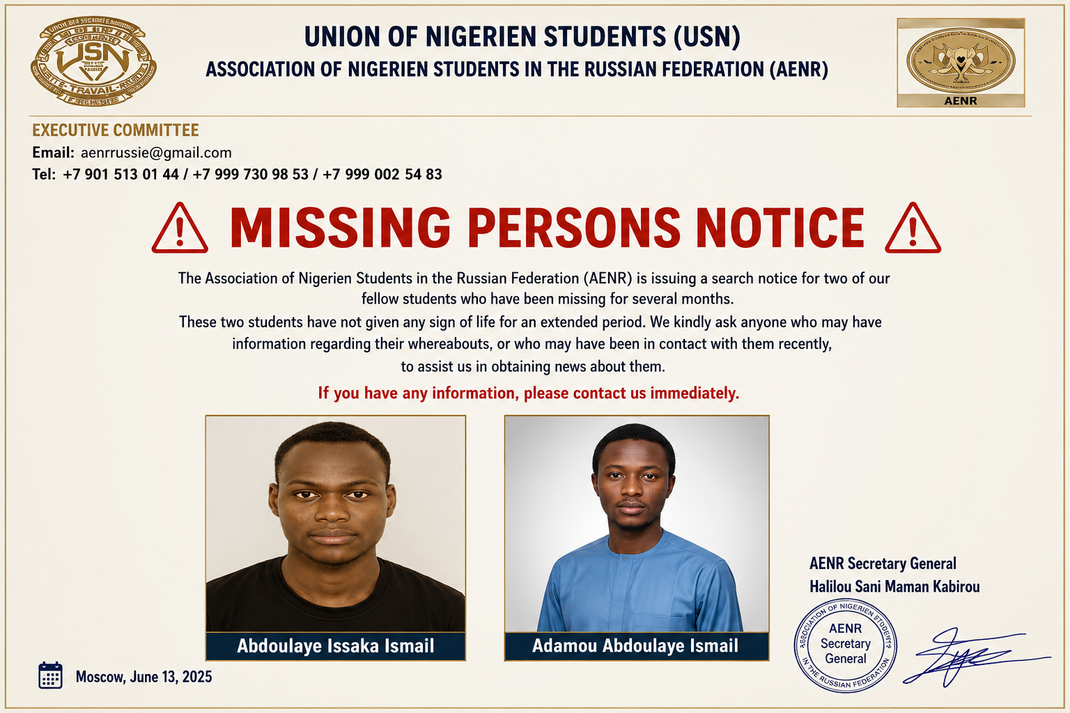 Second Nigerien student confirmed dead in Ukraine war, association says