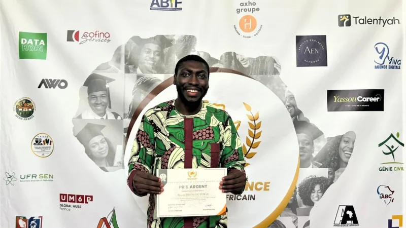 Iai-Cameroon alumnus awarded PEEA 2026 silver prize in Paris