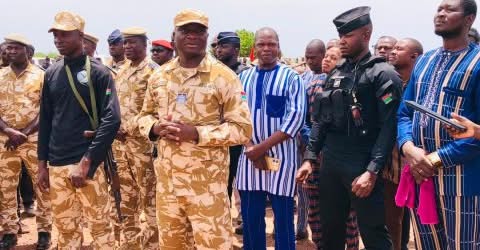 Security minister assesses nayala province situation in Burkina Faso