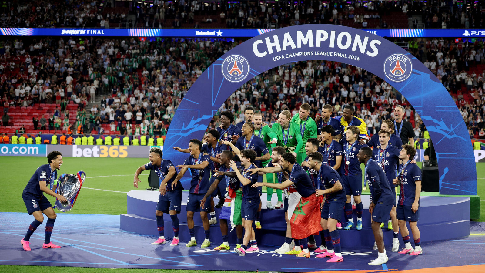 Psg secures historic champions league double in 2026 under luis enrique