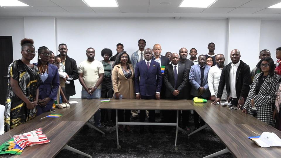 Hermann Immongault engages with Gabonese diaspora in Antananarivo
