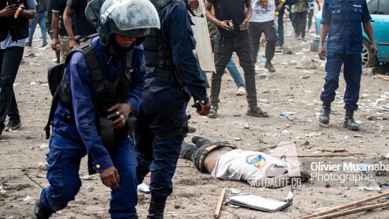 RDC : la CENCO dénonce la collaboration police-Force du progrès dans la répression des manifestations de l’opposition